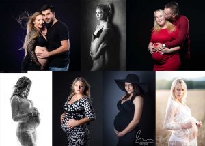 Tehotenske focení, fotograf ateliér Most