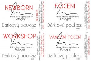 Dárkové poukaz focení