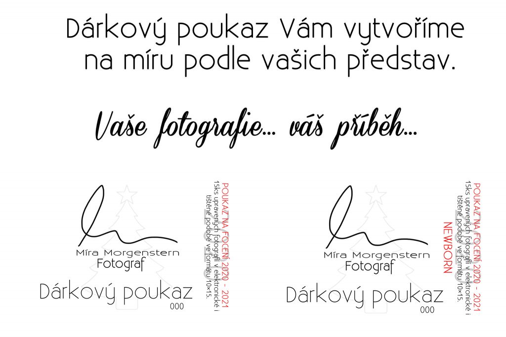 Dárkové foto poukaz ateliér Most
